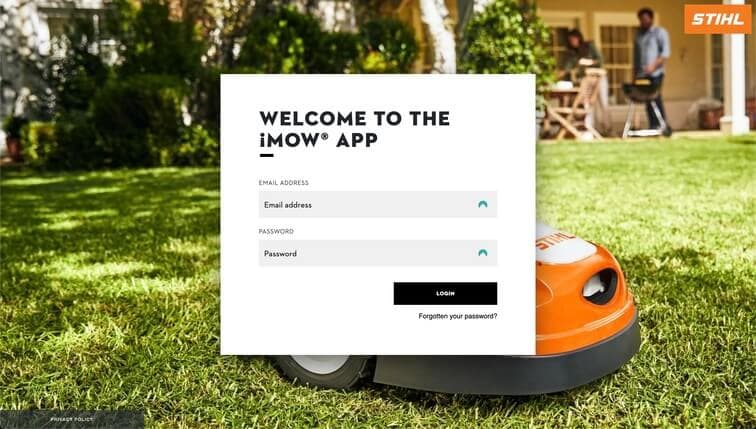 STIHL iMow Web App cover