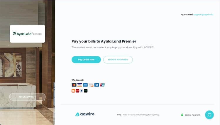 AQWIRE Payment Portal cover